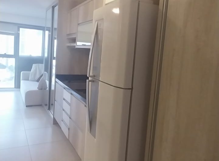 Studio mobiliado para alugar possuí 40,30 M² no Centro de Curitiba/PR