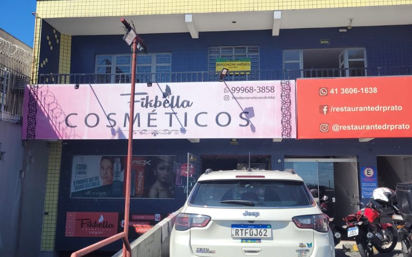 Sala Comercial para Locação possuí 82,50 M² com 02 salas e 02 bwcs no Jardim Osasco, Colombo/PR