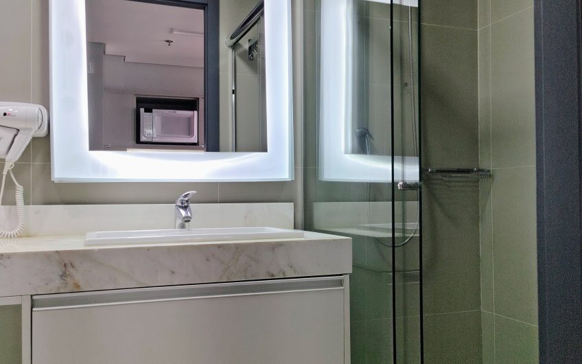 STUDIO MOBILIADO PARA ALUGAR POSSUÍ 41,20 m² NO ÁGUA VERDE, CURITIBA/PR