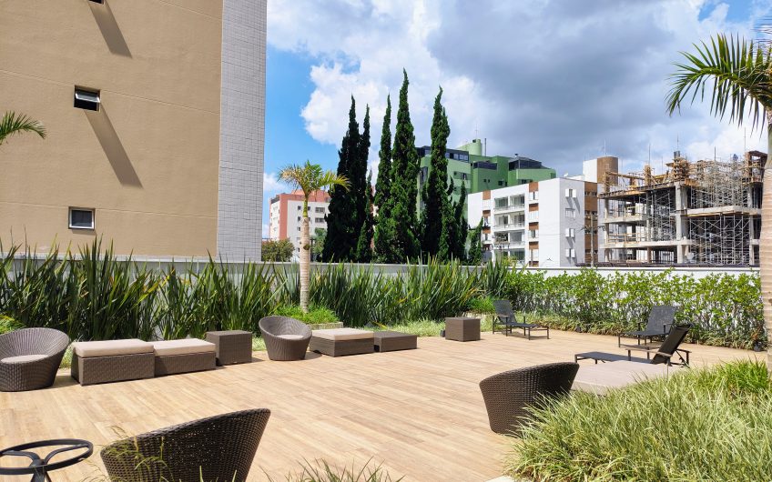 STUDIO MOBILIADO PARA ALUGAR POSSUÍ 41,20 m² NO ÁGUA VERDE, CURITIBA/PR