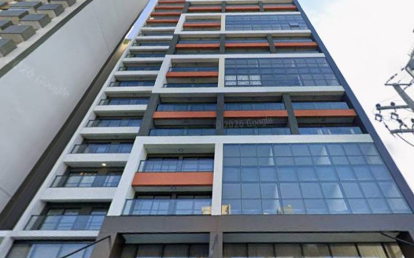 Apartamento mobiliado para alugar possuí 48,29 M² com um dormitório no Centro de Curitiba/PR